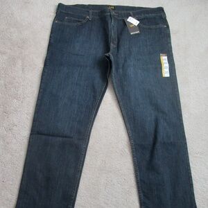 LEE Mens McClane Regular Fit Straight Leg Jeans Blue Size 42X30